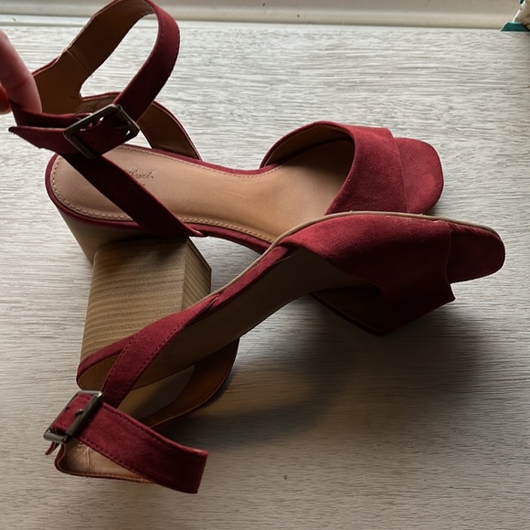 Universal threads rust chunky heels New 9.5! Suede like - Picture 10 of 12